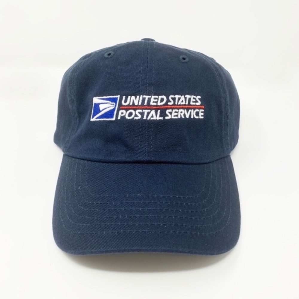 USPS Priority embroidered logo dad hat blue Postal Office Logo Adjustable Dad
